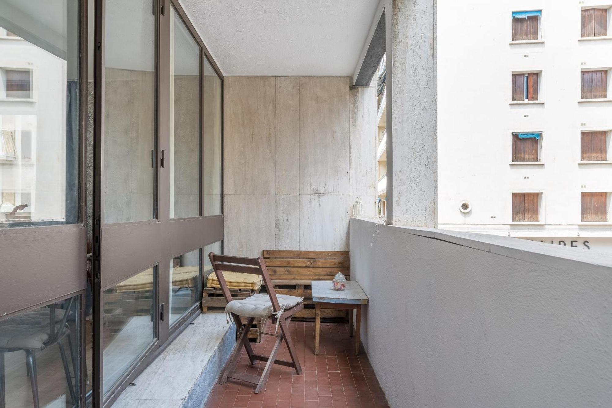 *Las Flores* Joli Studio Avec Balcon Marseille Exteriör bild