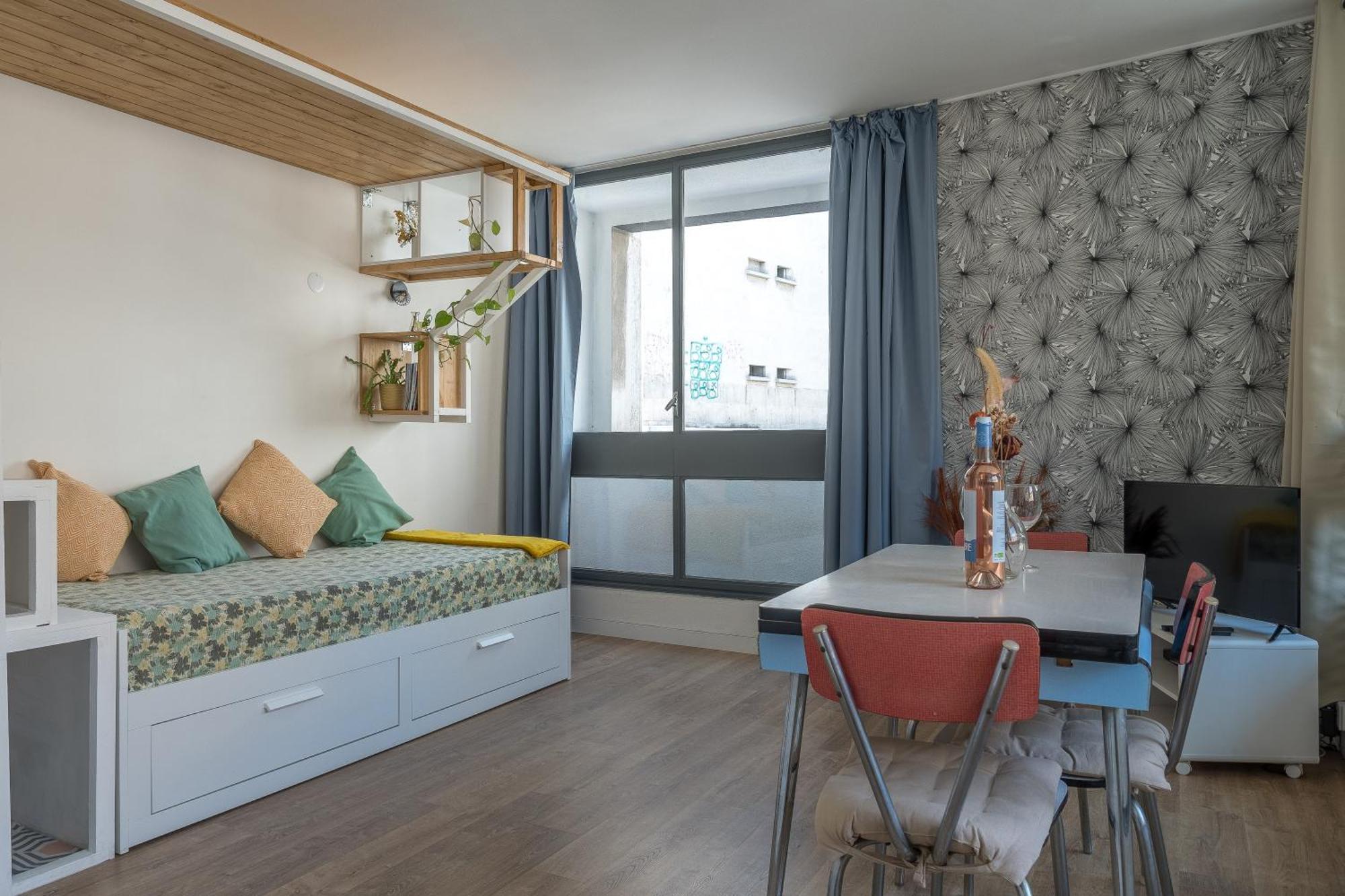 *Las Flores* Joli Studio Avec Balcon Marseille Exteriör bild