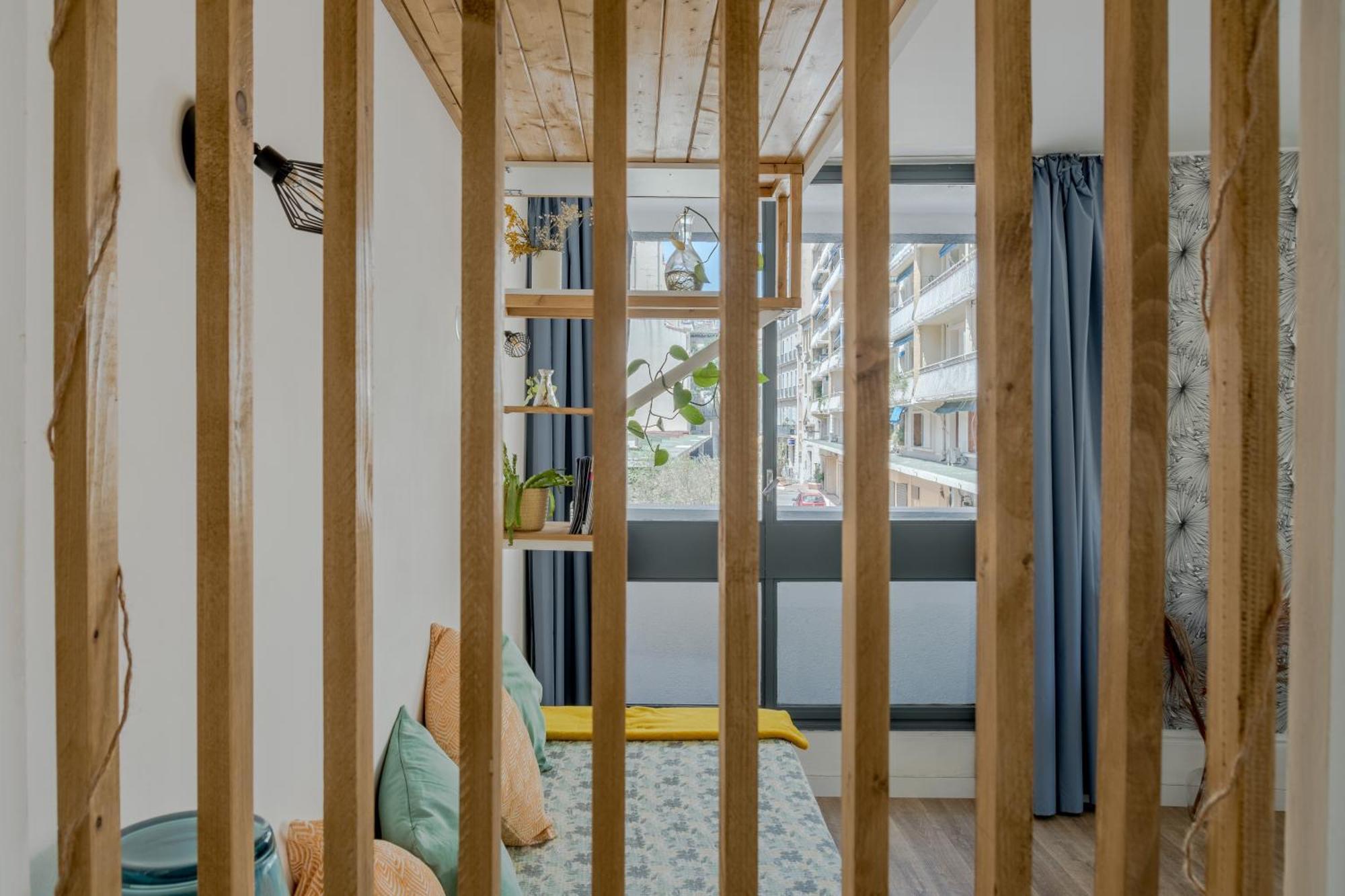 *Las Flores* Joli Studio Avec Balcon Marseille Exteriör bild